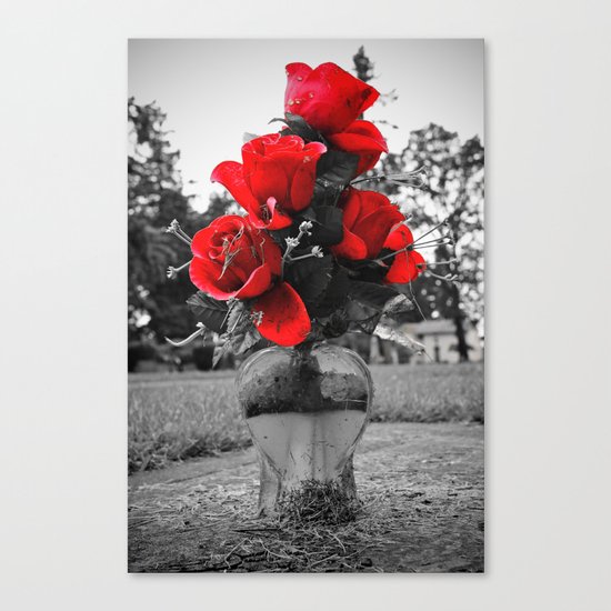 Red is permanence Canvas Print