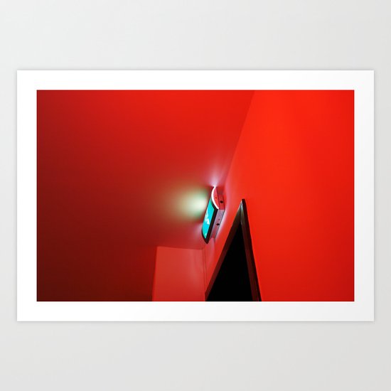 2007 - Exit In Red Art Print