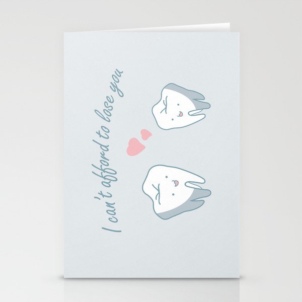 Teeth in Love  Stationery Cards