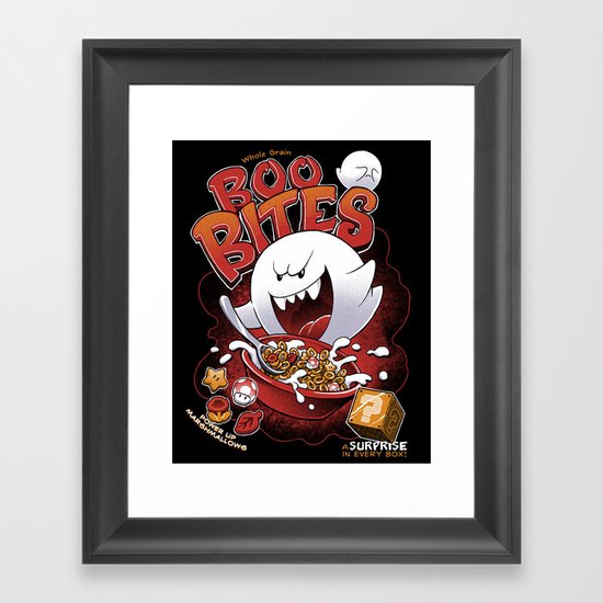 Boo Bites Framed Art Print