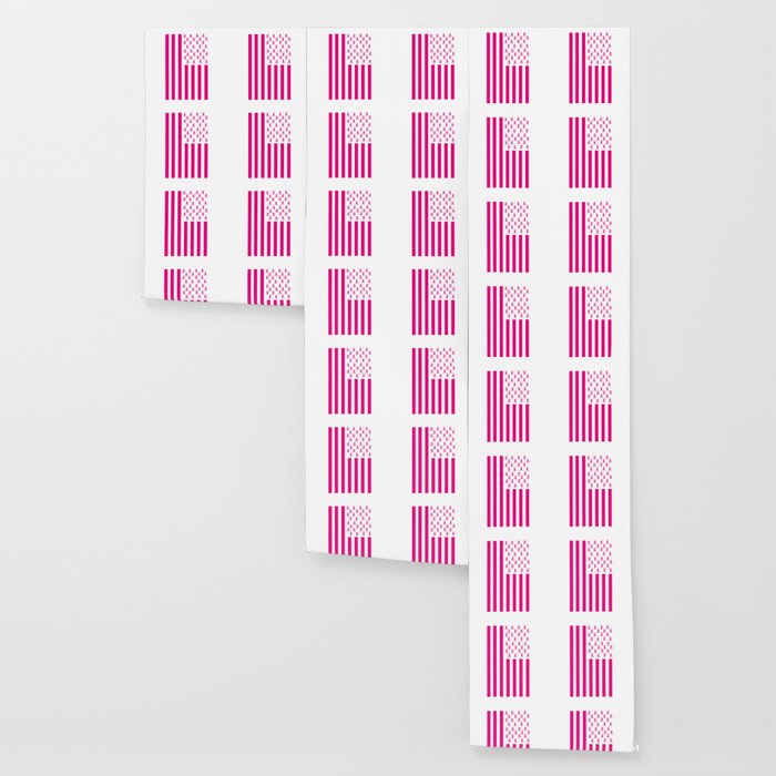 Pink Ribbon American Flag Breast Cancer Awareness Wallpaper By
