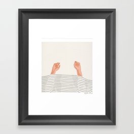 Hands Up Framed Art Print