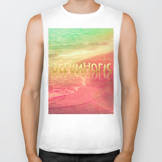 Beach Waves III - Oceanholic Biker Tank