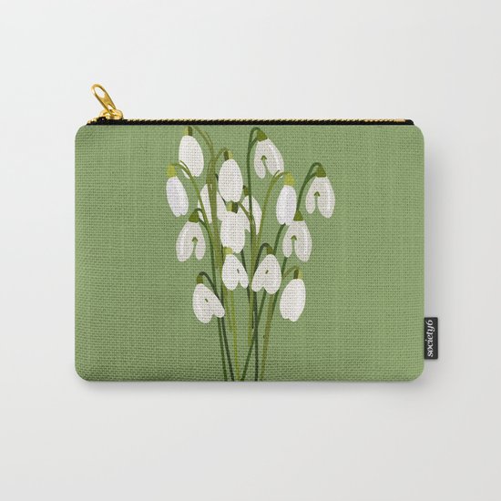 Bouquet Of Snowdrops Carry-All Pouch