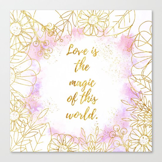 L O V E Canvas Print