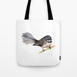 New Zealand Fantail Tote Bag