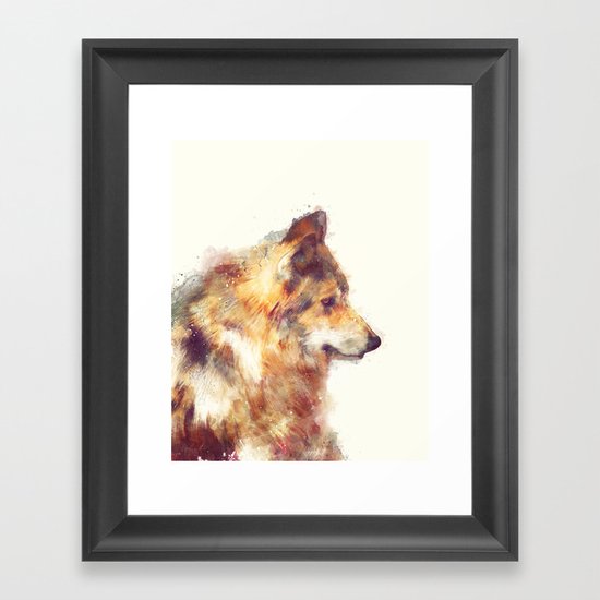 Wolf // True Framed Art Print