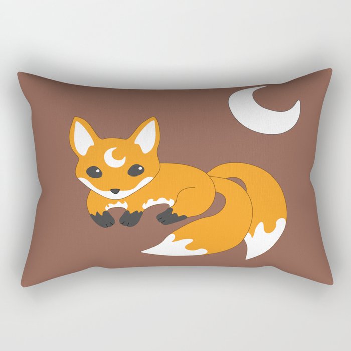 Kitsune Fox Rectangular Pillow