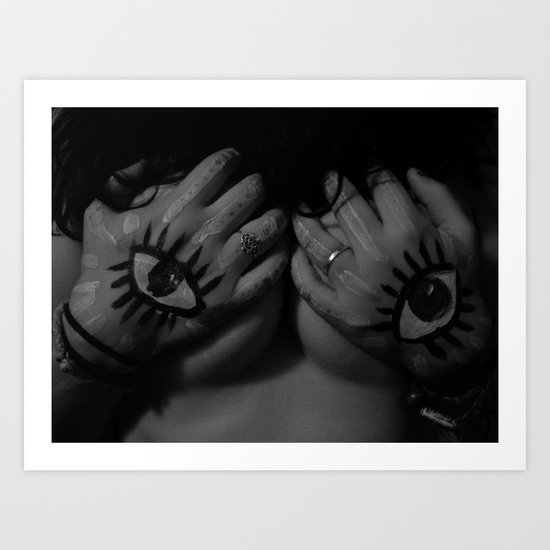 Eye'm Watching Art Print