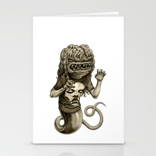 Demon Stationery Cards