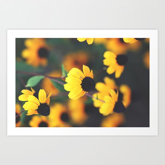 Flowered Romance Art Print