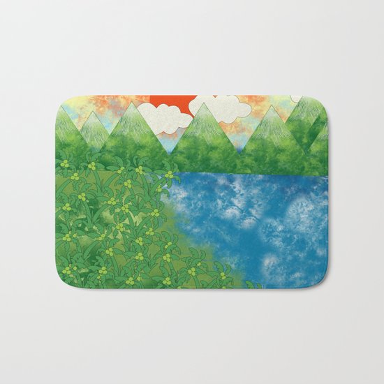 Mountains Bath Mat