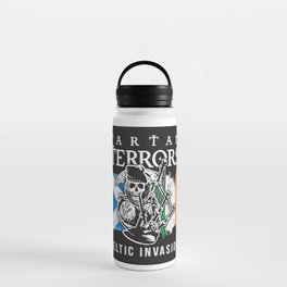 Tartan Terrors Logo with words Water Bottle