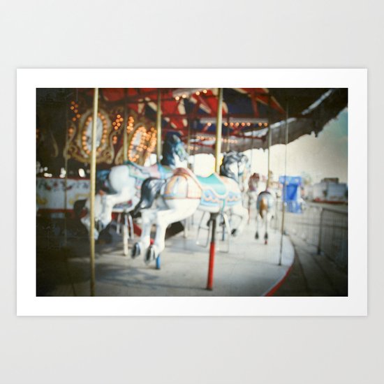 Round and Round in My Head Art Print