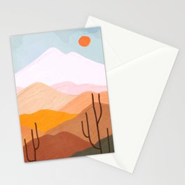 Abstract Landscape III  Stationery Card