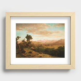Wind River Country - Albert Bierstadt Recessed Framed Print