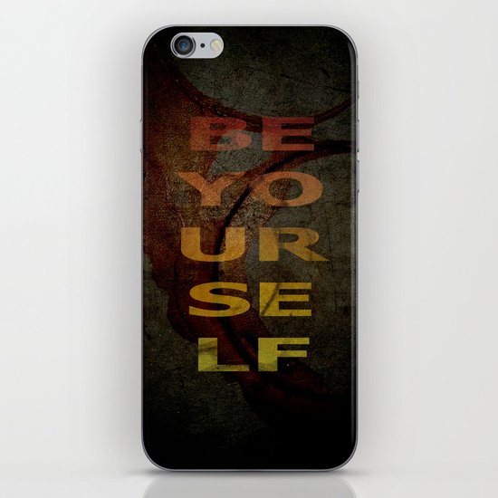 BE YOURSELF iPhone & iPod Skin