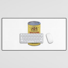 Tin Can Fry Cocoa Yellow Tin Pure Breakfast Desk Mat