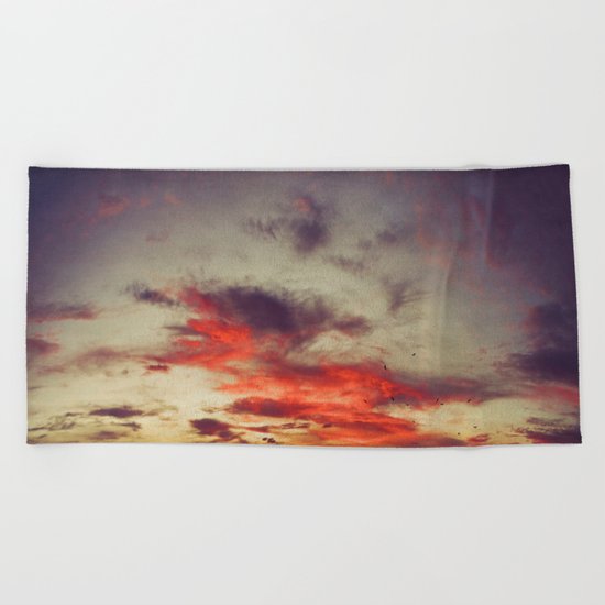 Supersaturated Dawn Beach Towel