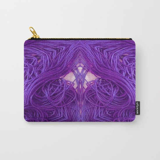 Purple Coils Carry-All Pouch