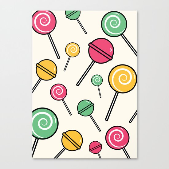 Lolli-lollipop Canvas Print