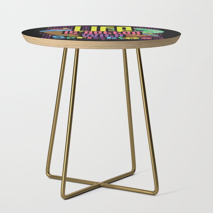 Life Better With Sprinkles Dessert Ice Cream Sweet Side Table