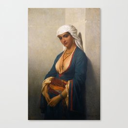 vintage arab oriental woman  Canvas Print