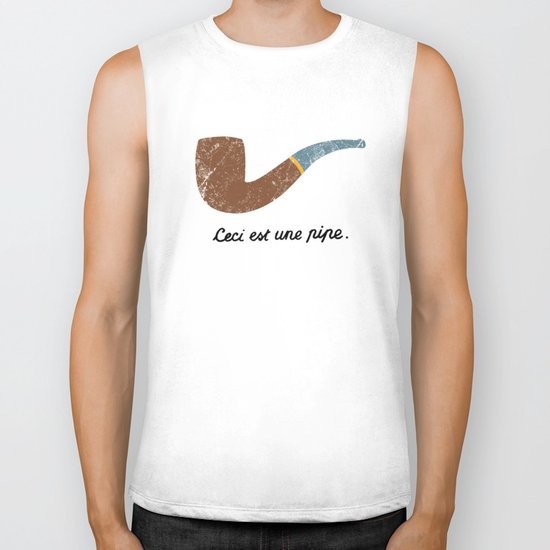 Ceci Est Une Pipe Biker Tank