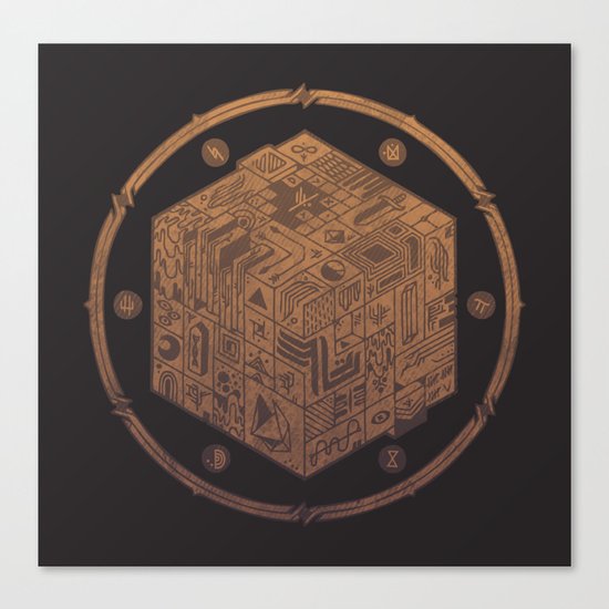 The Folly of Time and Space, Explained Canvas Print