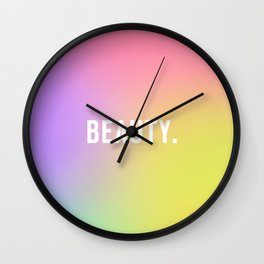 Beauty Wall Clock