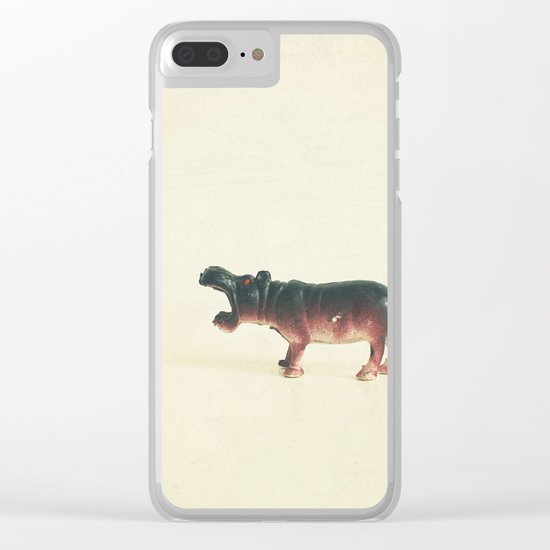 Hungry Hippo Clear iPhone Case