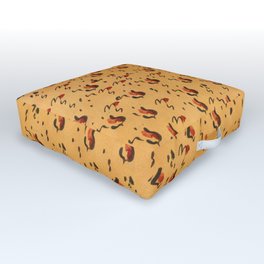 Egyptian panther Outdoor Floor Cushion