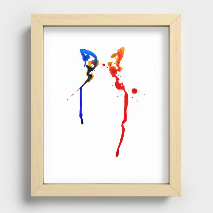 The butterfly effect Recessed Framed Print