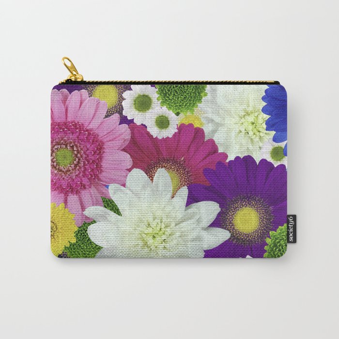 Colorful Daisies Carry-All Pouch