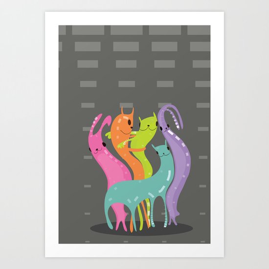 Catbunnies Art Print
