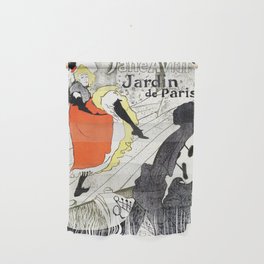 Jane Avril French can-can Jardin de Paris Wall Hanging