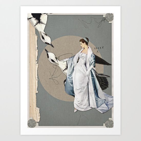 Blue Art Print