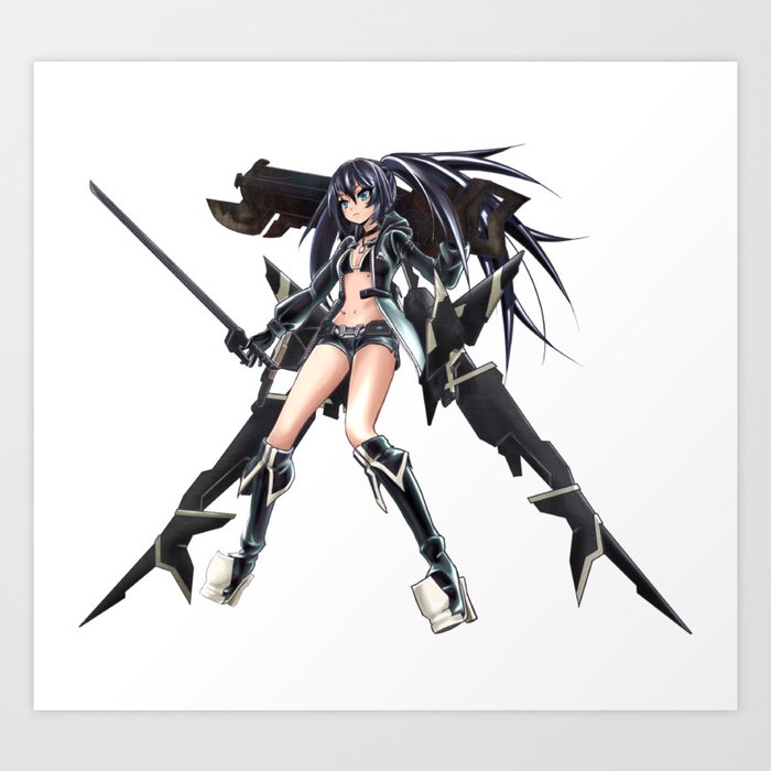 Black Rock Shooter Art Print By Kotchiyuuki Society6 After dead master breaks her. black rock shooter art print by kotchiyuuki