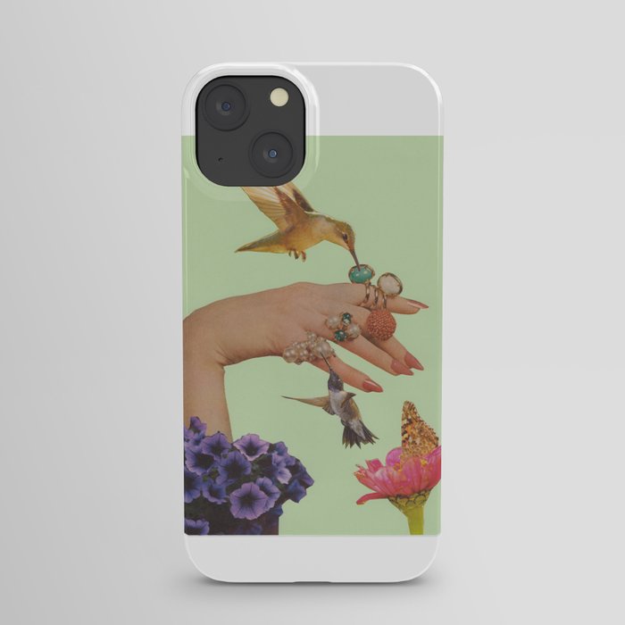 Hummingbird Hand iPhone Case