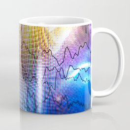 Brain wave on electroencephalogram EEG for epilepsy Coffee Mug