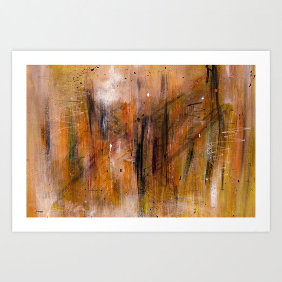 Acryl-Abstrakt 45 Art Print