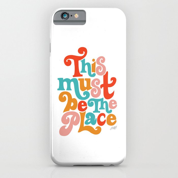 This Must be the Place (Primary Palette) iPhone Case