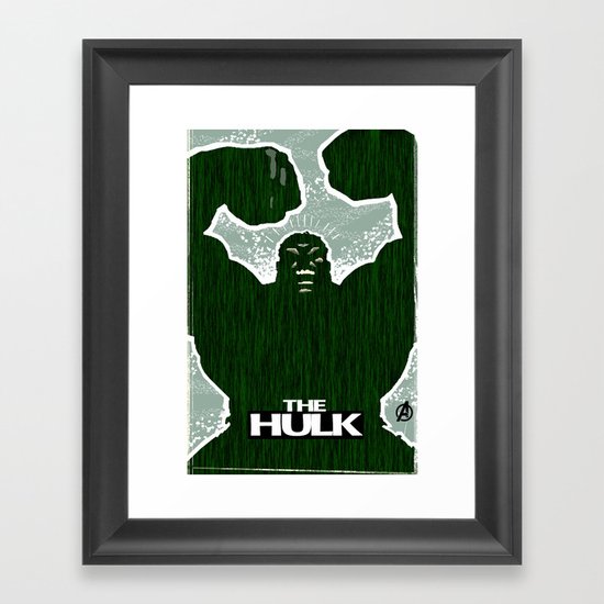 Hulk Framed Art Print