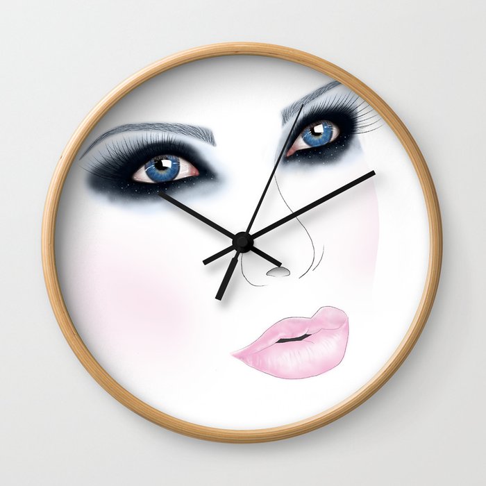 Glitter in Her Eyes - Apple Spicer Wall Clock