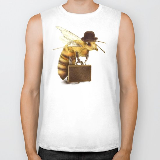 Worker Bee Biker Tank