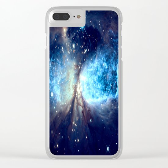 A Star is Born Teal Clear iPhone Case