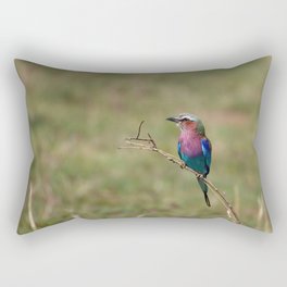 Beautiful Lilac-Breasted Roller  Rectangular Pillow