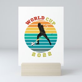 world cup football Mini Art Print