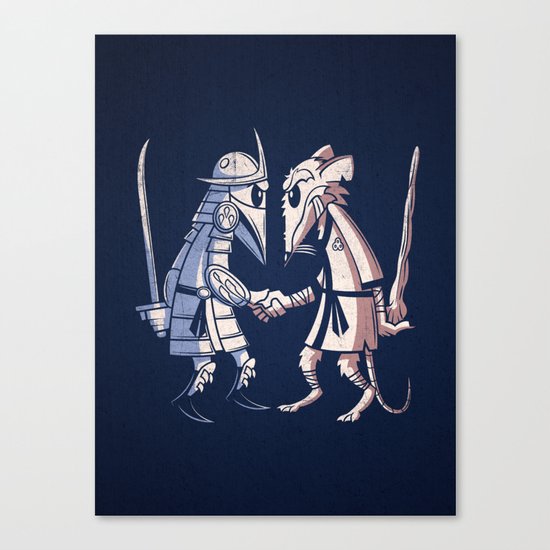 Sensei vs Sensei Canvas Print