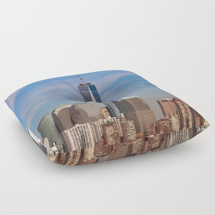 New York City Skyline Floor Pillow